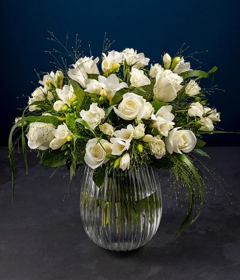 Classic White Roses