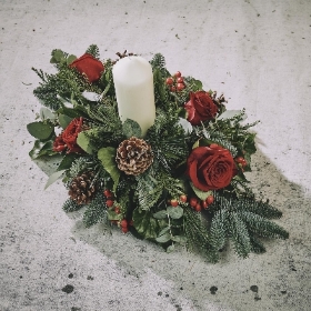 Red Rose Table Arrangement